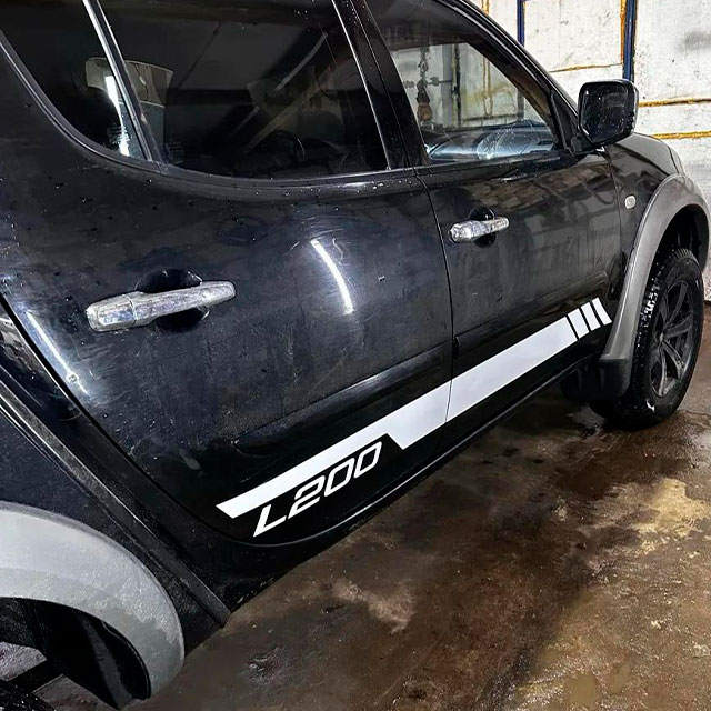 Полоса L200 на Mitsubishi pickup